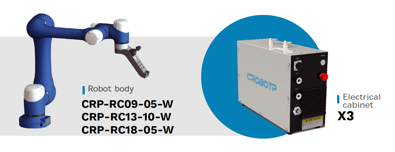 Cobot CRP Robot en línea de producción industrial